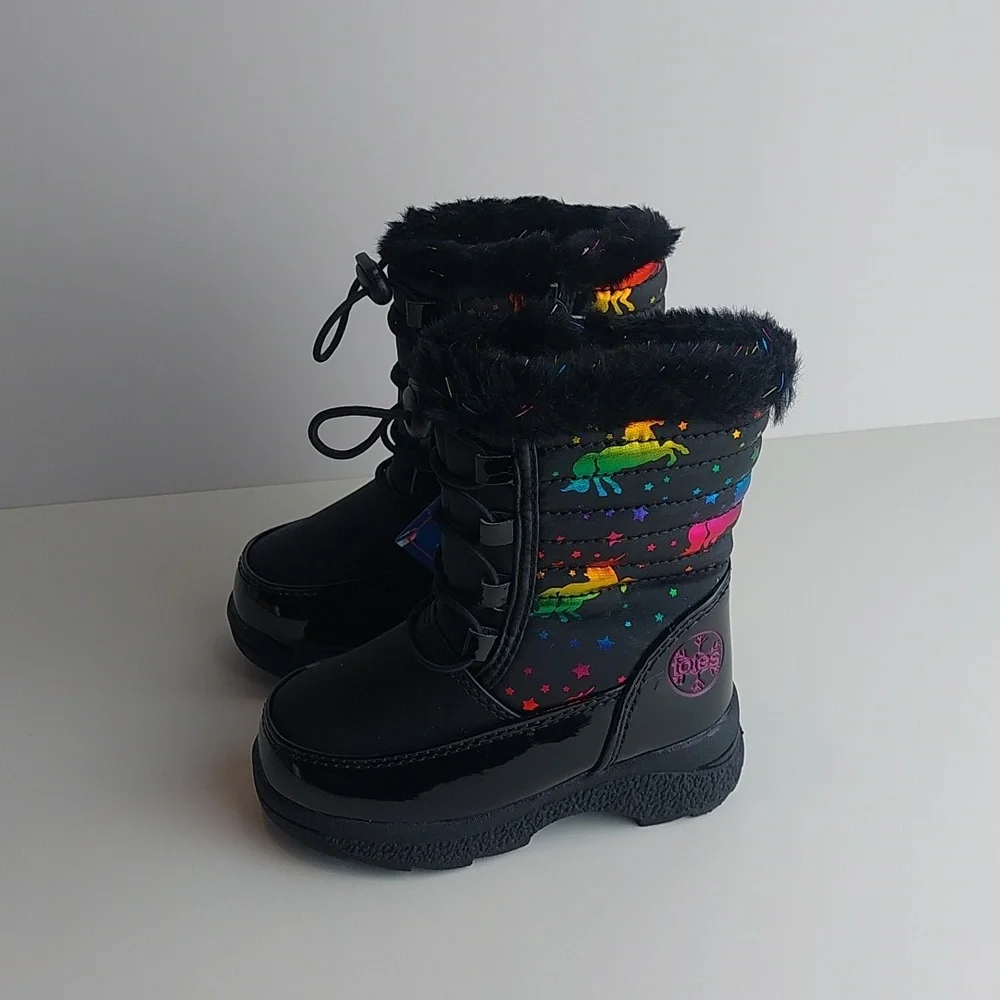 totes Reena Toddler Girls Waterproof Snow Boots size 5‎ M